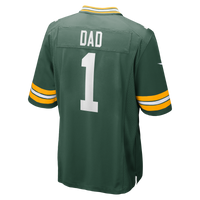 Green Bay Packers Number 1 Dad Nike Green Game Jersey