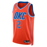 Oklahoma City Thunder Jordan Statement Edition Swingman Jersey - Orange - Shai Gilgeous-Alexander