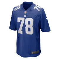 New York Giants Andrew Thomas Nike Royal Player Game Jersey