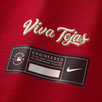 Texas Rangers Brandon Nimmo Nike Red 2026 City Connect Stadium Jersey