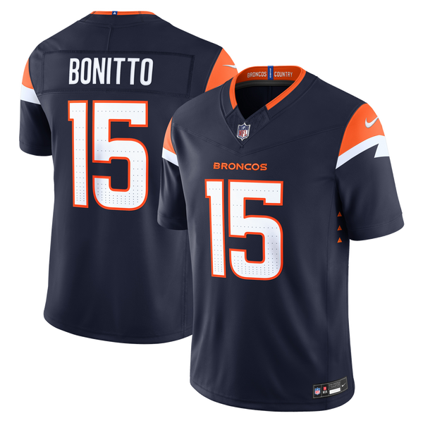 Denver Broncos Nik Bonitto Nike Navy Alternate Vapor F.U.S.E. Stitched Limited Jersey