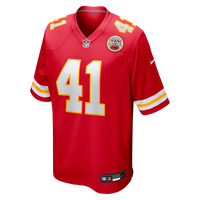 Kansas City Chiefs James Winchester Nike Red Game Jersey