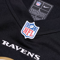 Baltimore Ravens Jamal Lewis Nike Black Retired Player Alternate Game Jersey