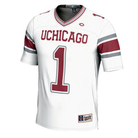 #1 UChicago Maroons GameDay Greats Football Jersey - White