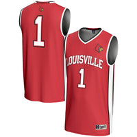 #1 Louisville Cardinals GameDay Greats Lightweight Basketball Jersey - Red