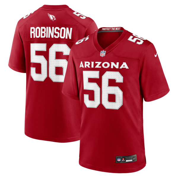 Arizona Cardinals Darius Robinson Nike Cardinal Player Game Jersey