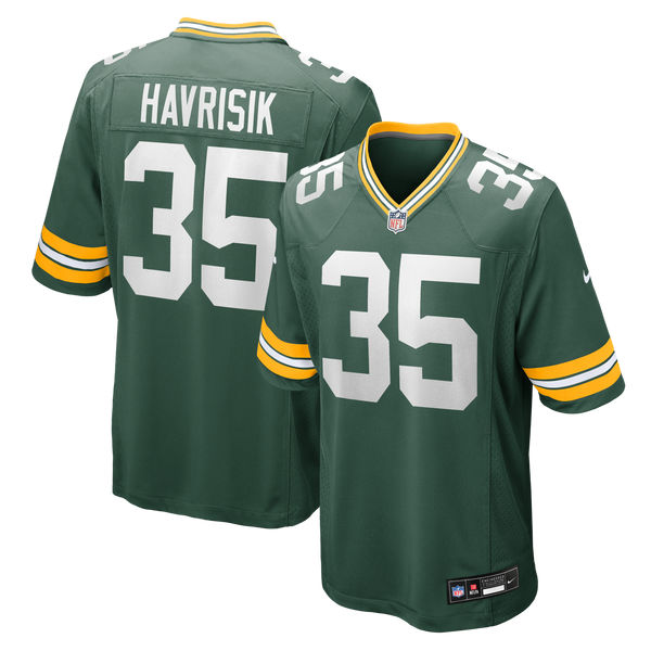 Green Bay Packers Lucas Havrisik Nike Green Team Game Jersey