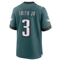 Philadelphia Eagles Nolan Smith Jr. Nike Midnight Green Team Game Jersey