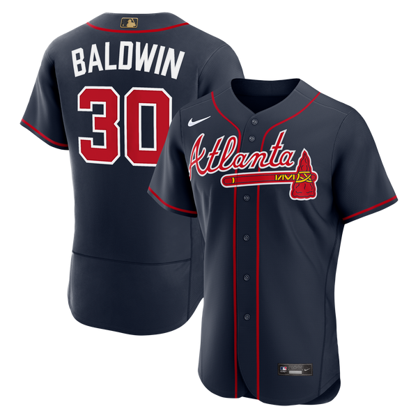 Atlanta Braves Drake Baldwin Nike Navy Alternate MLB Awards Authentic Jersey