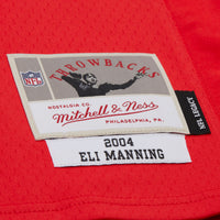 New York Giants Eli Manning Mitchell & Ness Red 2004 Legacy Replica Jersey