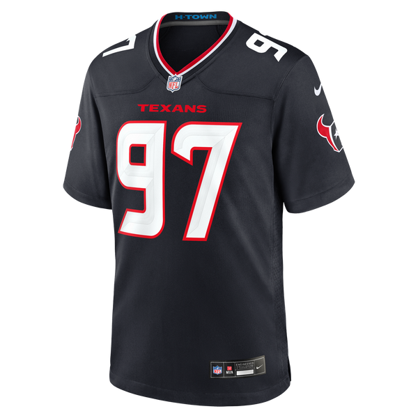 Houston Texans Dominique Robinson Nike Navy Team Game Jersey