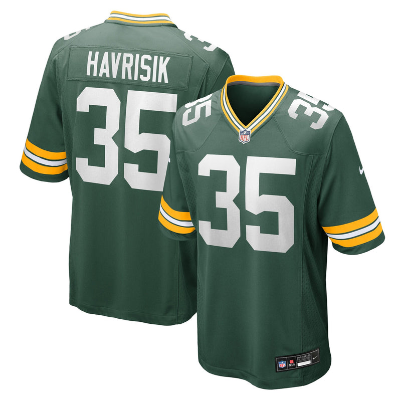 Green Bay Packers Lucas Havrisik Nike Green Team Game Jersey