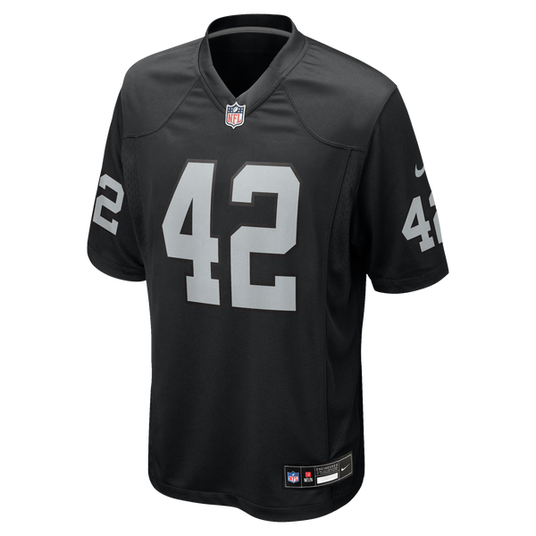 Las Vegas Raiders Ronnie Lott Nike Black Game Retired Player Jersey