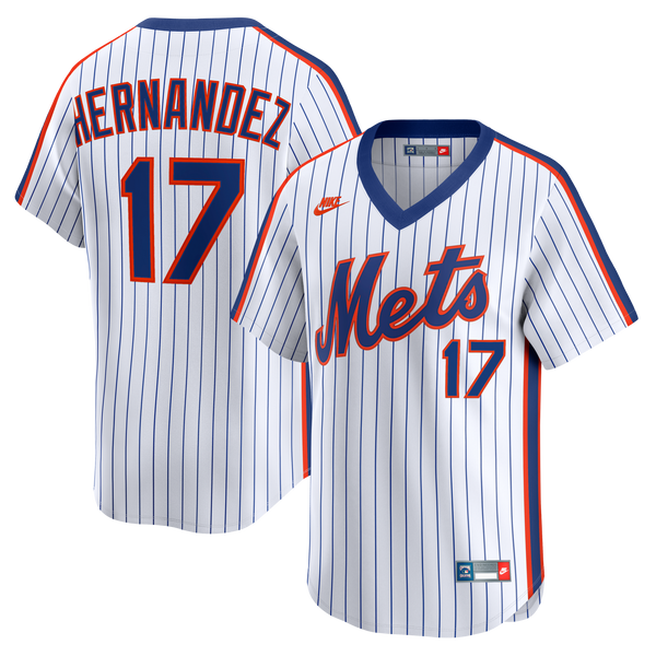 New York Mets Keith Hernandez Nike White Cooperstown Collection Limited Jersey