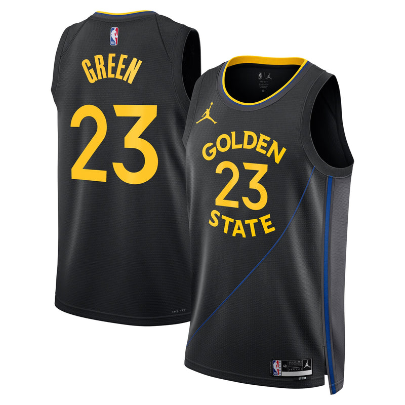 Golden State Warriors Jordan Brand 2024/25 Statement Edition Swingman Jersey - Black - Draymond Green