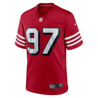 San Francisco 49ers Nick Bosa Nike Scarlet Alternate Game Jersey
