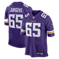 Minnesota Vikings Michael Jurgens Nike Purple Game Jersey