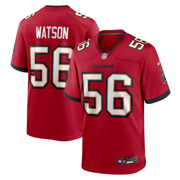 Tampa Bay Buccaneers Desmond Watson Nike Red Team Game Jersey