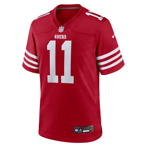 San Francisco 49ers Brandon Aiyuk Nike Scarlet Game Player Jersey