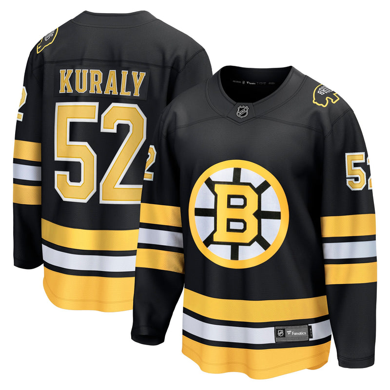 Boston Bruins Sean Kuraly Fanatics Black Home Breakaway Player Jersey