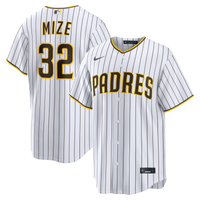 San Diego Padres Casey Mize Nike White Home Replica Jersey