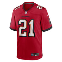 Tampa Bay Buccaneers Benjamin Morrison Nike Red Team Game Jersey