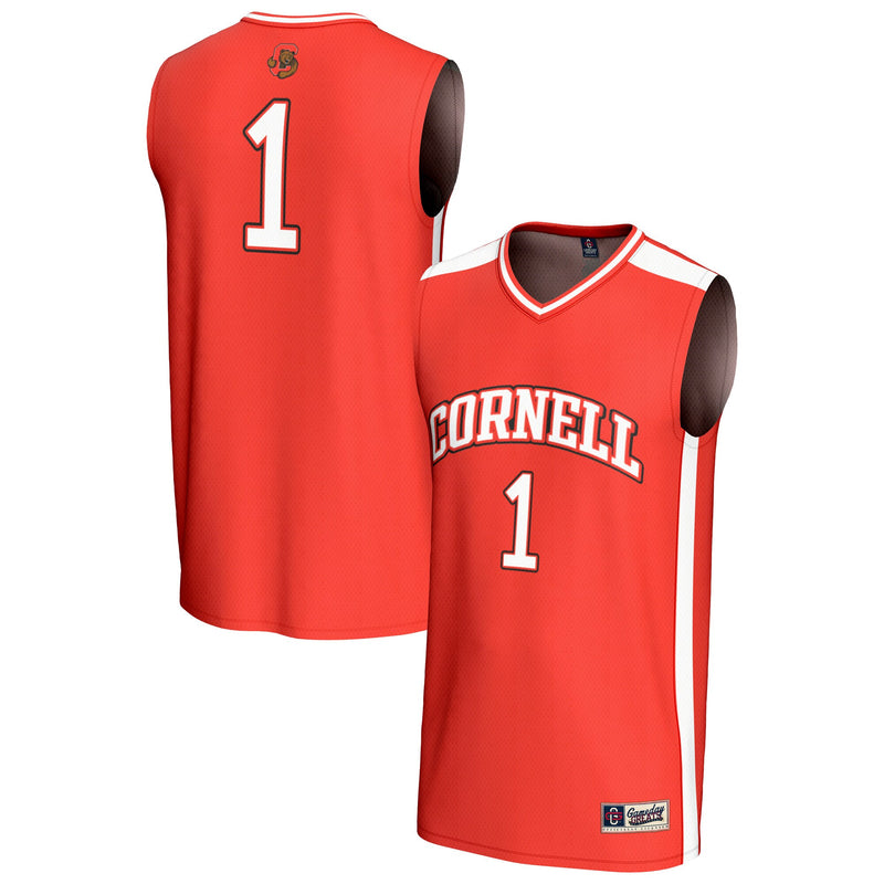 #1 Cornell Big Red GameDay Greats Lightweight Collegiate Basketball Fashion Jersey - Red