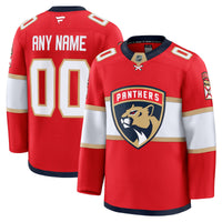 Florida Panthers Fanatics Red Home Premium Custom Jersey