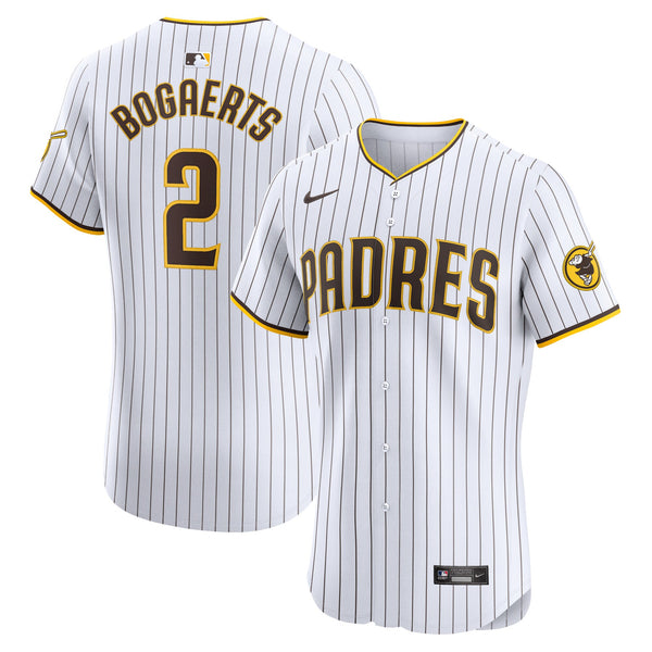 San Diego Padres Xander Bogaerts Nike White Home Elite Jersey