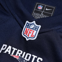 New England Patriots Jared Wilson Nike Navy Team Game Jersey