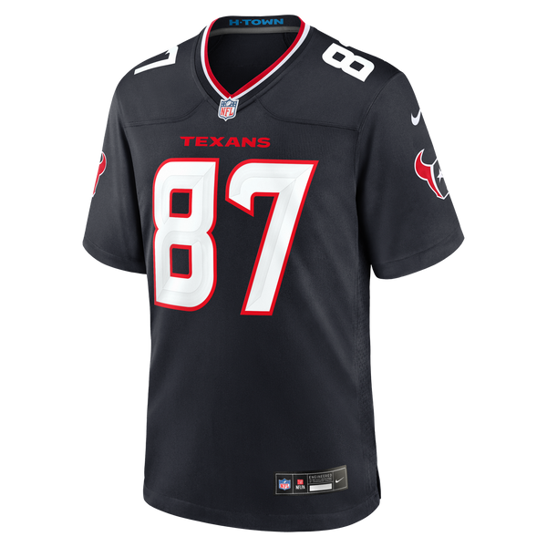 Houston Texans Foster Moreau Nike Navy Team Game Jersey