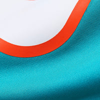 Miami Dolphins Number 1 Groom Nike Aqua Game Jersey
