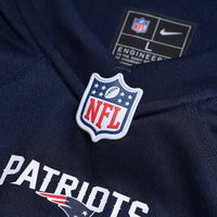 New England Patriots Eli Raridon Nike Navy Team Game Jersey