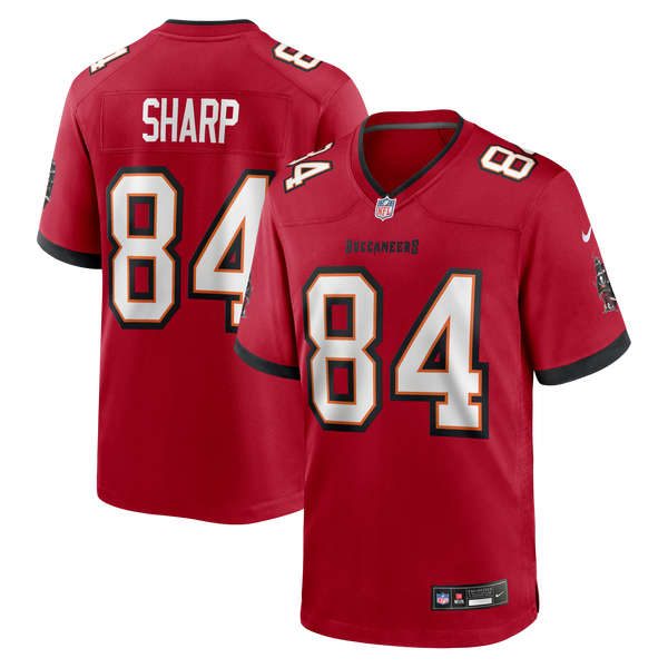 Tampa Bay Buccaneers Bauer Sharp Nike Red Team Game Jersey