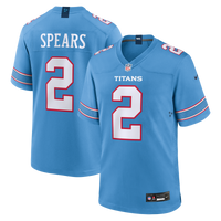 Tennessee Titans Tyjae Spears Nike Light Blue Game Jersey