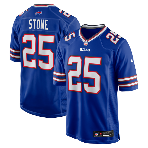 Buffalo Bills Geno Stone Nike Royal Team Game Jersey