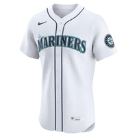 Seattle Mariners Nike White Home Elite Jersey