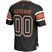 Texas Longhorns GameDay Greats NIL Pick-A-Player Football Jersey - Black