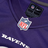 Baltimore Ravens Nick Moore Nike Purple Game Jersey