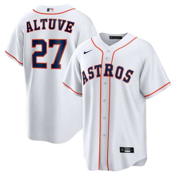 Houston Astros Jose Altuve Nike White Home Replica Player Name Jersey