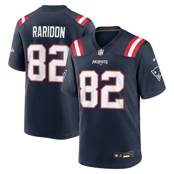 New England Patriots Eli Raridon Nike Navy Team Game Jersey