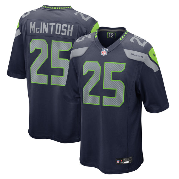 Seattle Seahawks Kenny McIntosh Nike College Navy Game Jersey