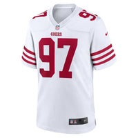 San Francisco 49ers Nick Bosa Nike White Player Game Jersey