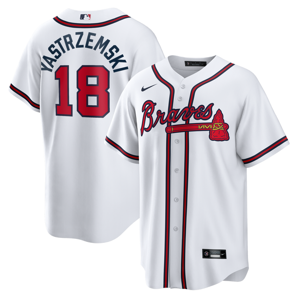 Atlanta Braves Mike Yastrzemski Nike White Replica Jersey