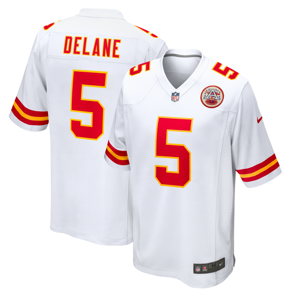 Kansas City Chiefs Mansoor Delane Nike White Game Jersey