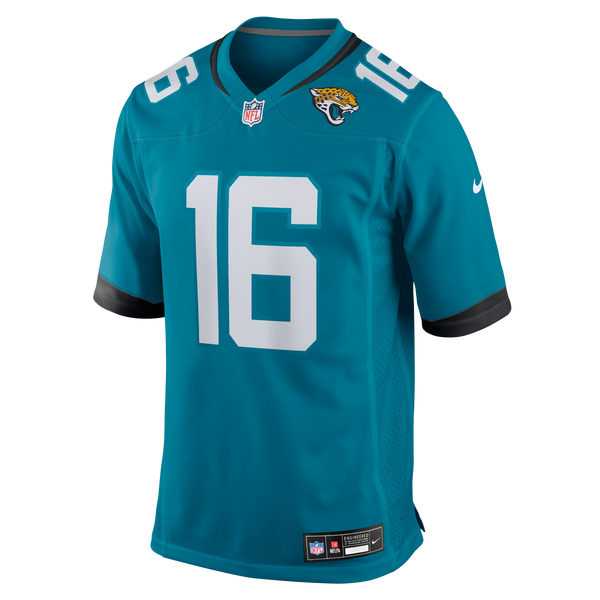 Jacksonville Jaguars Trevor Lawrence Nike Teal Game Jersey