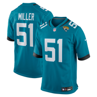 Jacksonville Jaguars Ventrell Miller Nike Teal Game Jersey