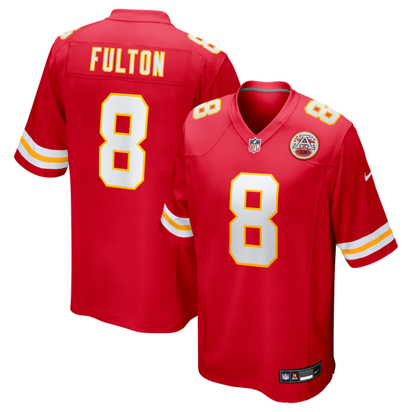 Kansas City Chiefs Kristian Fulton Nike Red Team Game Jersey