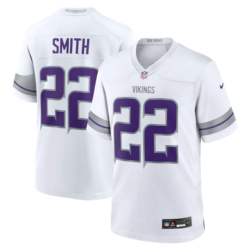 Minnesota Vikings Harrison Smith Nike White Alternate Game Jersey