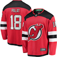 New Jersey Devils Ondrej Palat Fanatics Red Home Breakaway Player Jersey